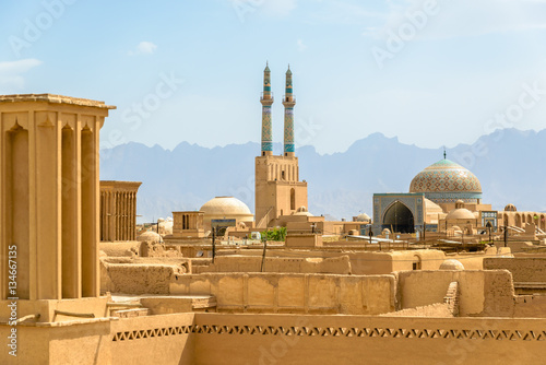 View over Yazd, Iran