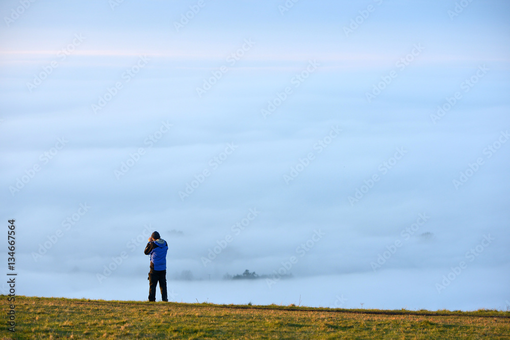 Above clouds