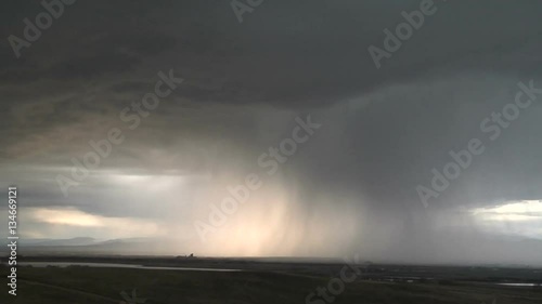 Colorado Front Range Thunderstorm Downdrafts and Rain photo