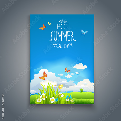 Summer happy template