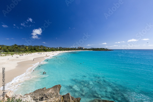 Fototapeta Naklejka Na Ścianę i Meble -  Saint Martin, Sint Maarten: Caribbean Beaches & Golf Course