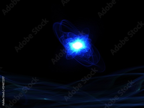 Abstract background image made on black base