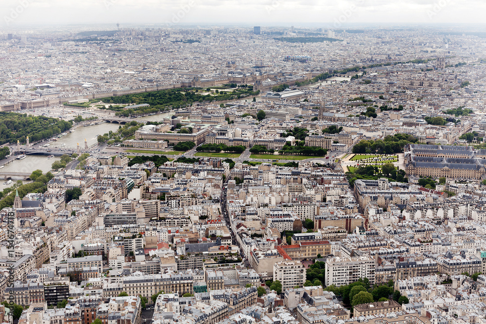 Obraz premium View over Paris