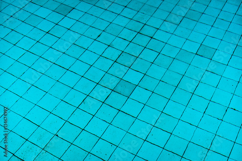Blue Swimming Pool Bottom Tiles Background