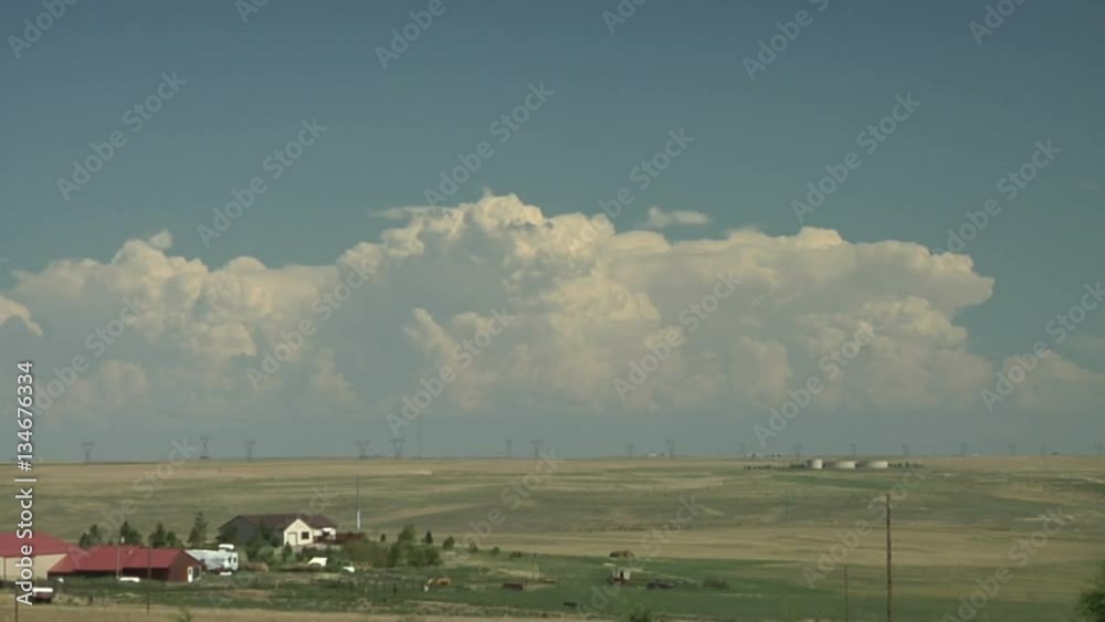 Line of Developing Thunderstorms north of Denver International Airport Line of Developing Thunderstorms north of Denver International Airport