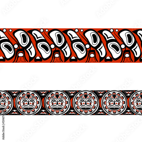 abstract red background native north american