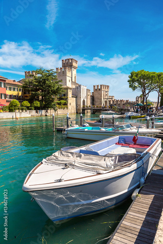 Scaliger castle in Sirmione photo
