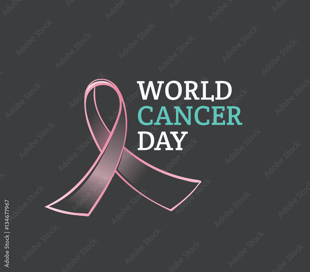 Obraz premium World cancer day vector design.