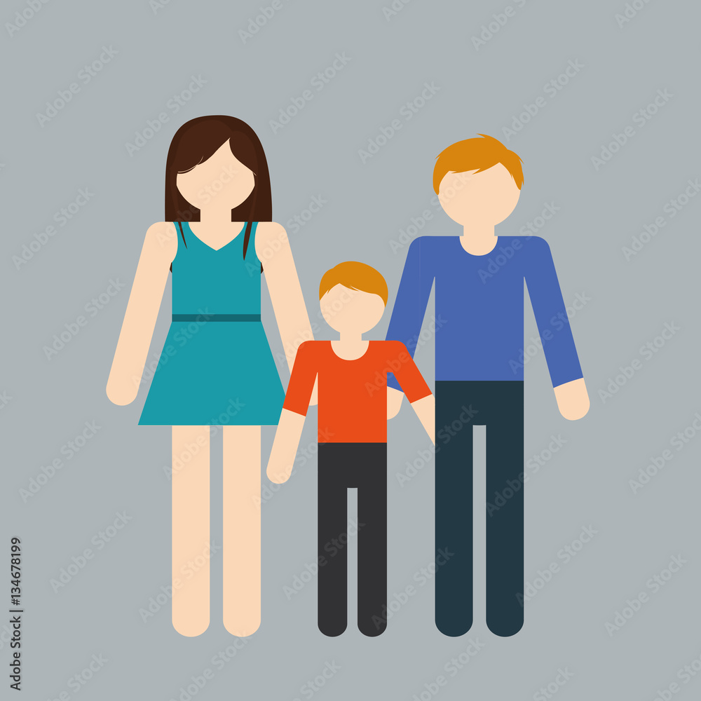 single mother family icon image vector illustration design single mother family icon image vector illustration design