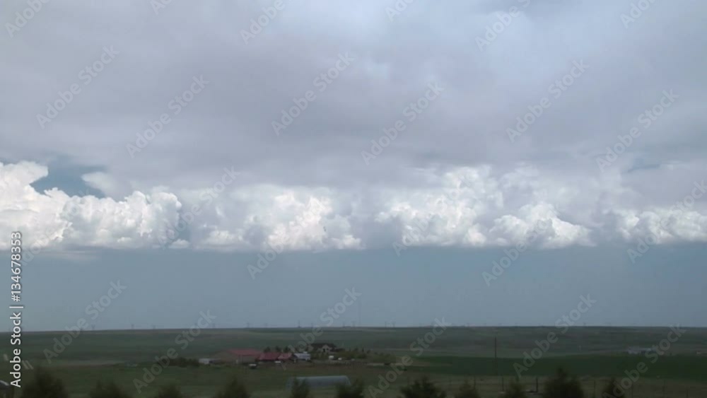 Thunderstorm Squall Line Forms on High Plains Thunderstorm Squall Line Forms on High Plains