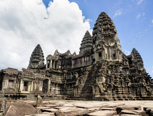 Angkor Wat  the 12th century Hindu temple complex in Cambodia and the UNESCO World Heritage Site