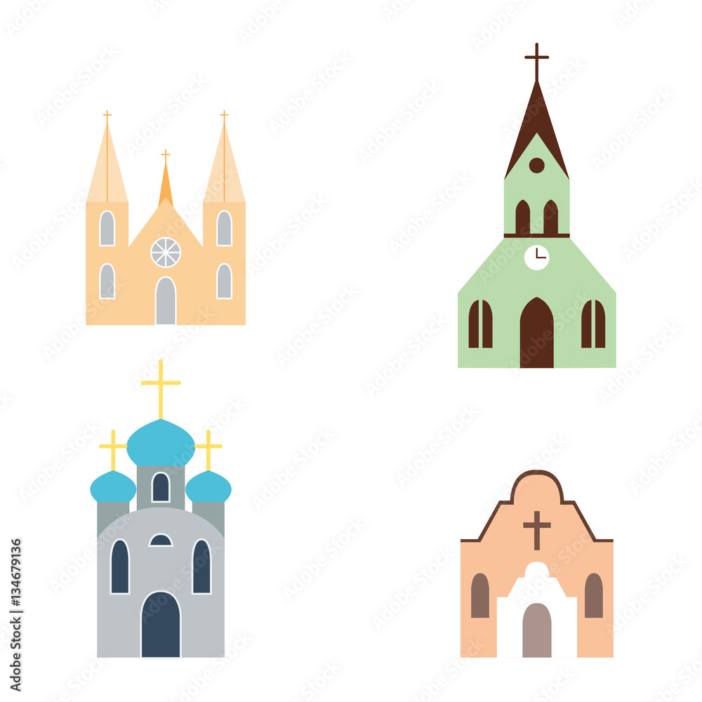 Religion icons vector illustration.
