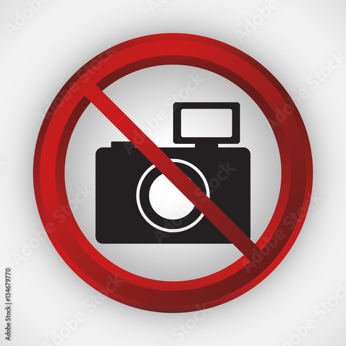 cameras or photos forbidden icon image vector illustration design 