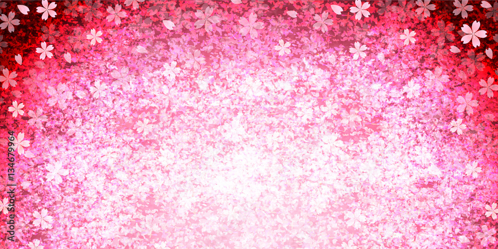 Fototapeta premium 桜 春 花 背景 