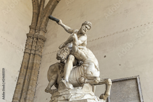 Hercules and Nessus in Florence, Italy
