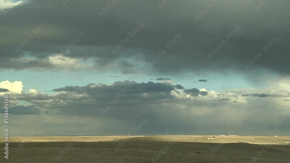 Storm Clouds Scud Across Plains Storm Clouds Scud Across Plains