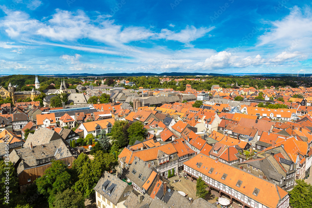 Obraz premium Panoramic view of Goslar, Germany