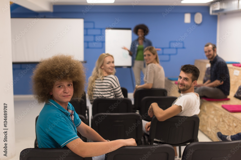 Portrait of young informal businessman Portrait of young informal businessman