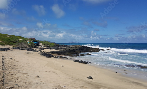 Wallpaper Mural Still Camping on a Secluded Beach Torontodigital.ca