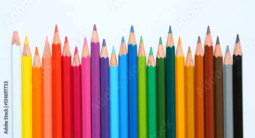 Abstract background from color pencils