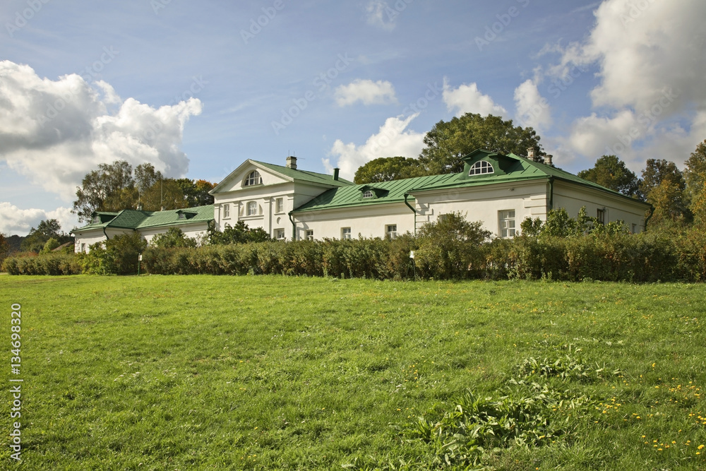 Yasnaya Polyana - Bright Glade homestead. House of Volkonsky in museum of Leo Tolstoy. Tula oblast. Russia