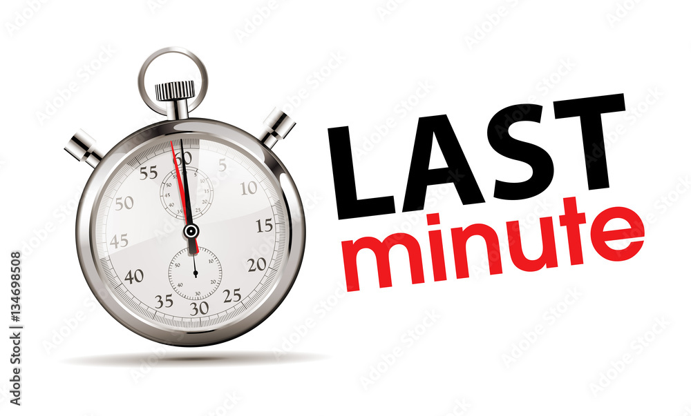 Faster - business concept - time is running out Faster - business concept - time is running out