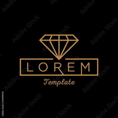 Linear Diamond Sign Vector Design