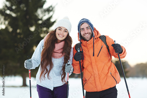 Sporty couple