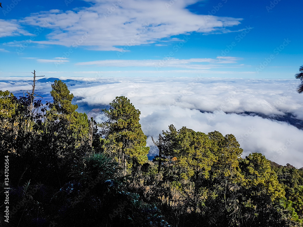 Obraz premium View from Acatenango volcano ,Guatemala