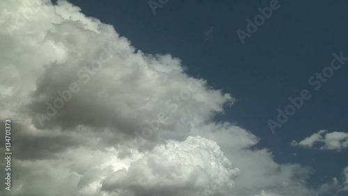 Updrafts and Wild Turbulence in Developing Storm Clouds photo