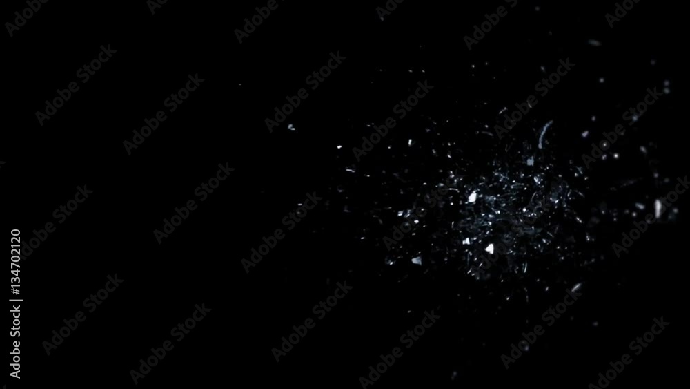 Shattering Glass In Slow Motion