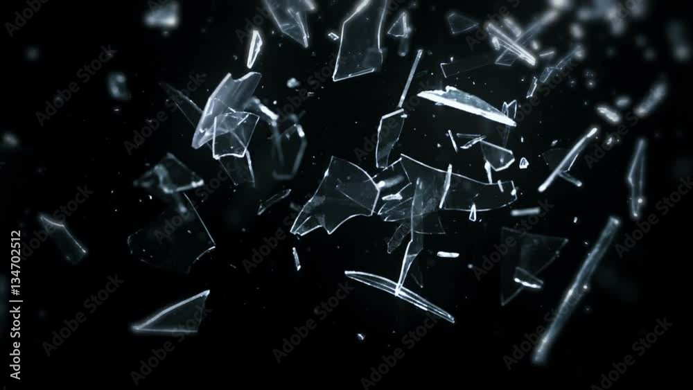 Shattering Glass In Slow Motion