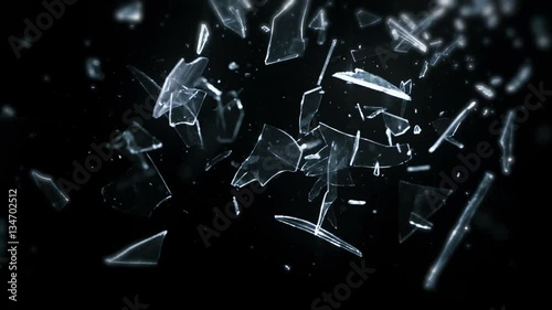 Shattering Glass In Slow Motion