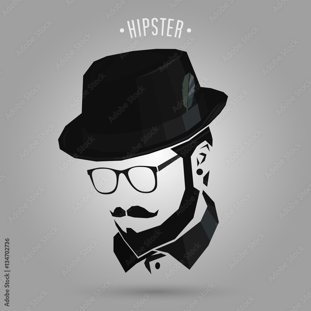 hipster wearing hat