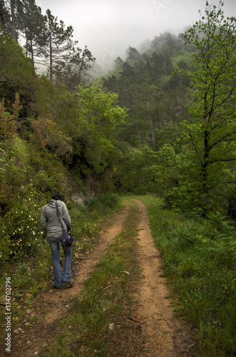 Hiking in Cinque Terre nature trail