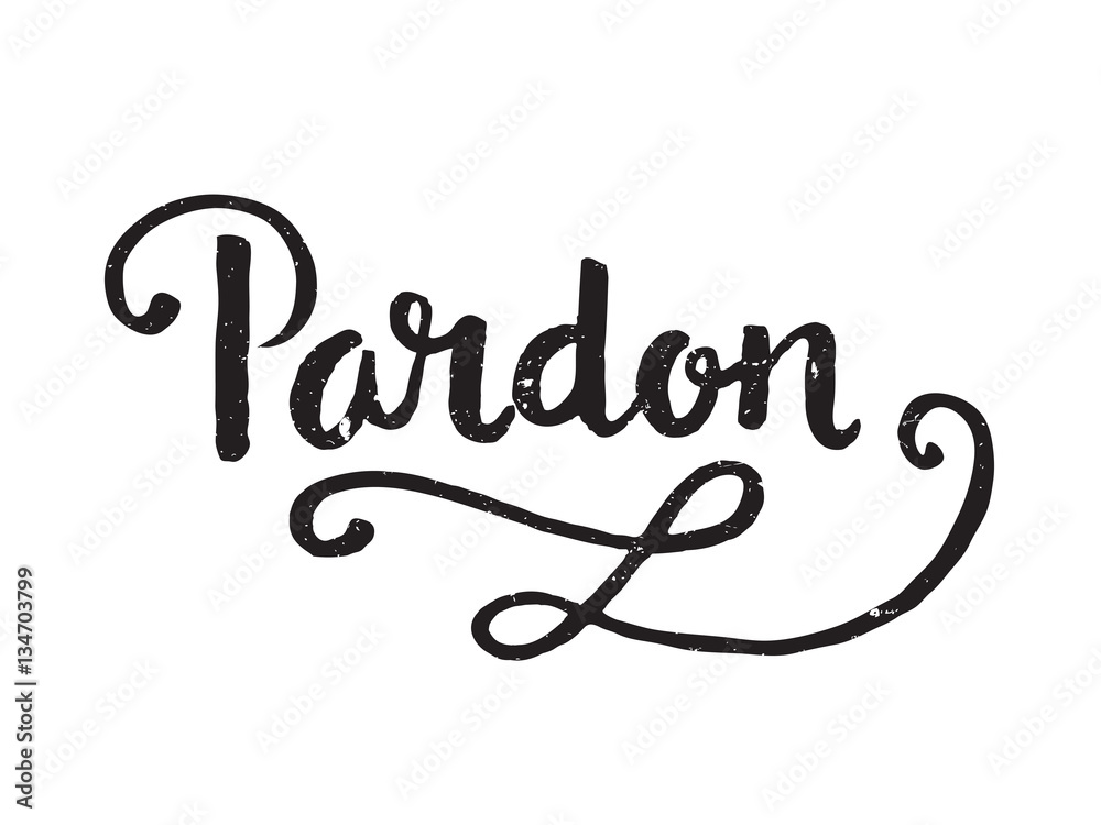Carte PARDON Carte PARDON
