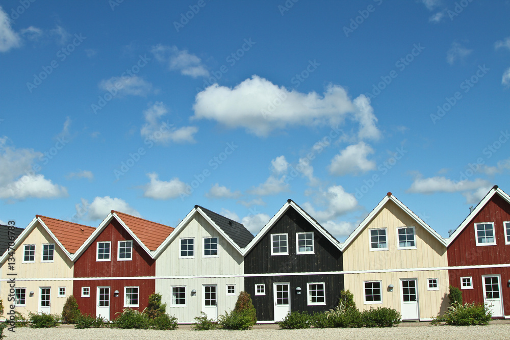 Houses in a village in Denmark