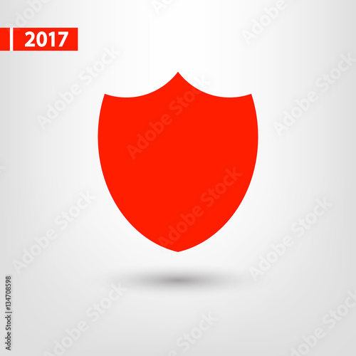 Free Download  Shield icon, vector illustration. Flat design style - GFXLoad