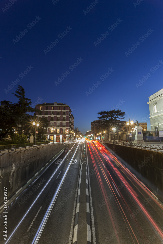 Fototapeta premium Madrid street