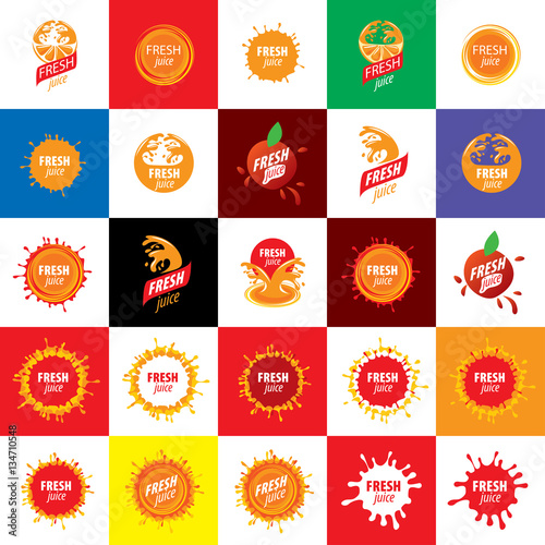 juice splash vector sign