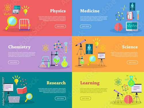 Physics Chemistry Medicine Science Learn Research