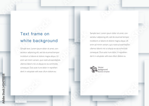 Text frame on white Background #Vector Graphics