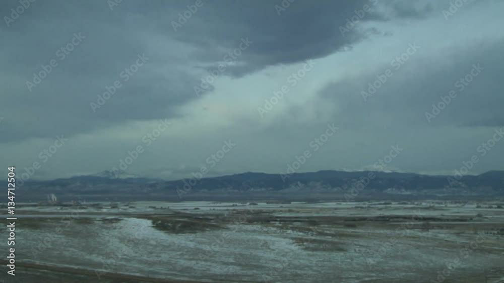 Sunrise on Clouds of Colorado Front Range in Winter Sunrise on Clouds of Colorado Front Range in Winter