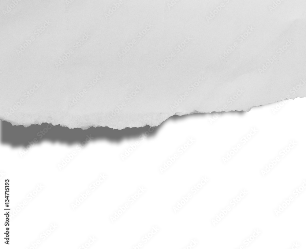 white torn crumpled paper isolated white torn crumpled paper isolated