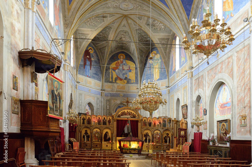 Inner part of the Byzantine church