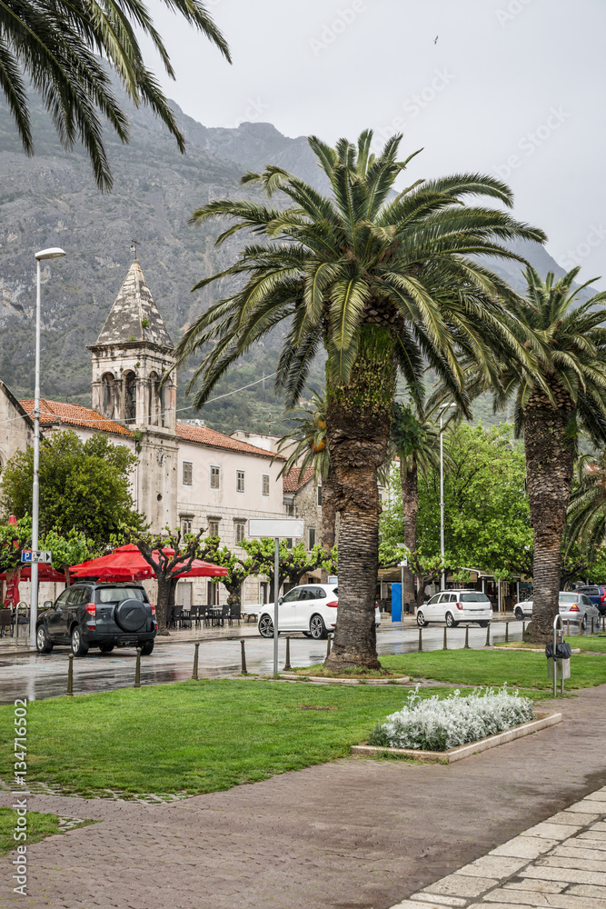 Obraz premium Makarska town, Croatia