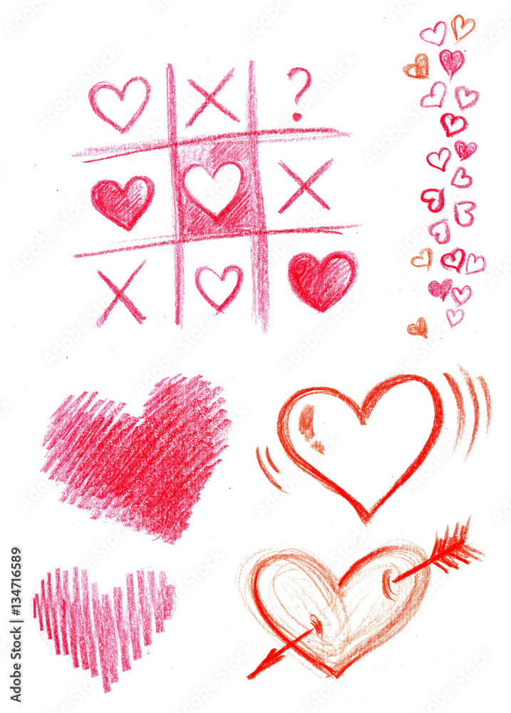 Сердца на День Святого Валентина, подарить украшение в виде сердца на 14 февраля