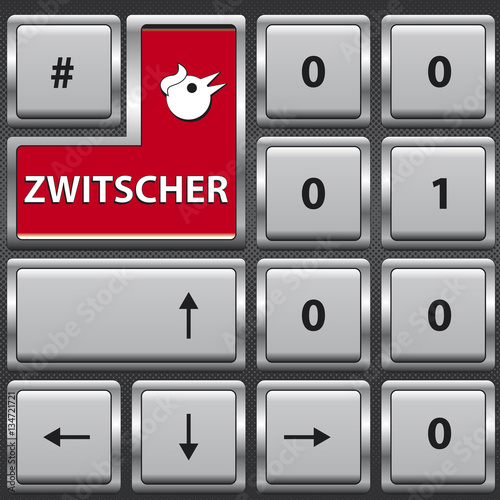 Tastatur zwitscher 0 1