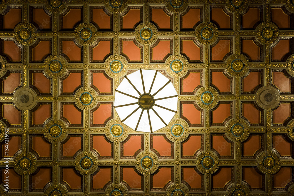 Ornate Ceiling - Terminal Tower - Cleveland, Ohio