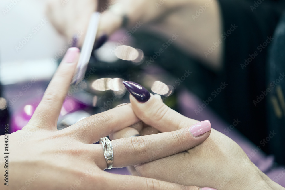 Obraz premium artificial nails